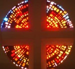 glowing cross